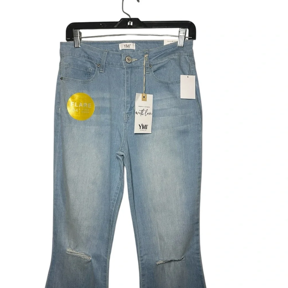 YMI HIGH RISE FLARE JEAN SIZE 9/29 - Picture 5 of 6